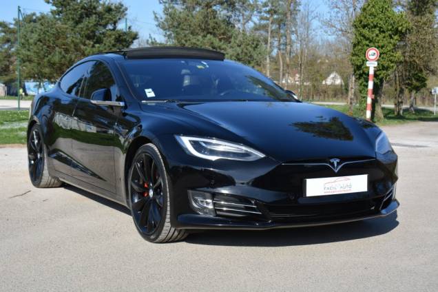 TESLA MODEL S P100 D 800 CV  LUDICROUS + / TVA RECUPERABLE / TOIT OUVRANT PANORAMIQUE 2