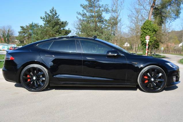 TESLA MODEL S P100 D 800 CV  LUDICROUS + / TVA RECUPERABLE / TOIT OUVRANT PANORAMIQUE 7