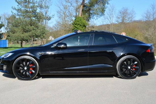 TESLA MODEL S P100 D 800 CV  LUDICROUS + / TVA RECUPERABLE / TOIT OUVRANT PANORAMIQUE 8