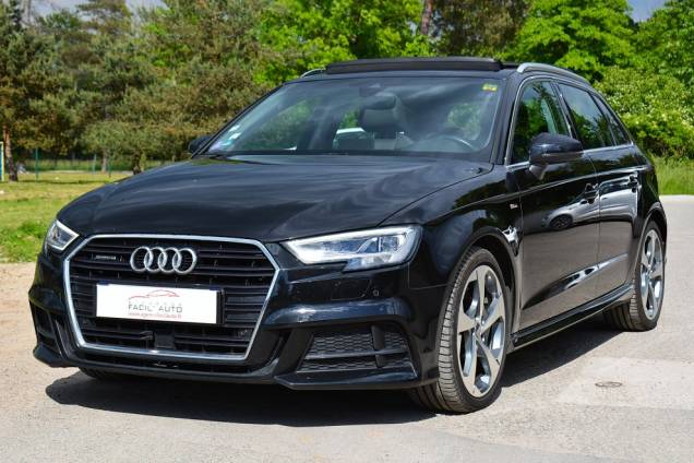 AUDI A3 DESIGN LUXE FINITION S-LINE QUATTRO 2.0 TFSI 190 CV / TOIT OUVRANT PANORAMIQUE / ORIGINE FRANCE / BANG & OLUFSEN 1