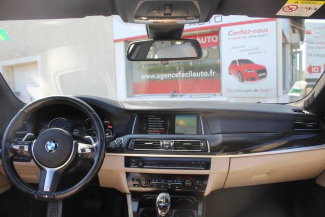 BMW SERIE 5 (F10) M SPORT 550D 381 CV BVA XDRIVE / ORIGINE FRANCE 9