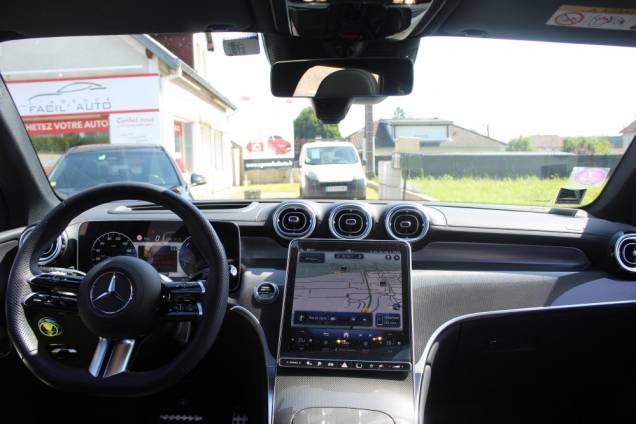 MERCEDES BENZ CLASSE GLC 300 HYBRIDE RECHARGEABLE AMG LINE 333 CV 4 MATIC 9G-TRONIC / TOIT OUVRANT PANORAMIQUE / ORIGINE FRANCE 9