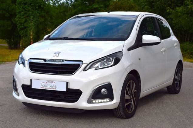 PEUGEOT 108 ALLURE 82 CV / 88500 KMS / CAMERA DE RECUL / GPS / CLIMATISATION 1