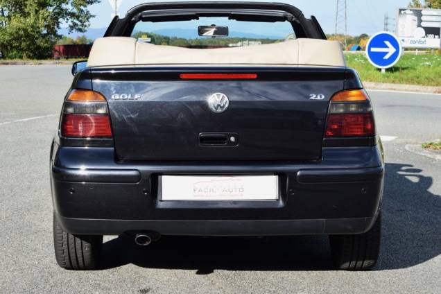 VOLKSWAGEN GOLF IV CABRIOLET 2.0 i 115 CV / 68 650 KMS 10 VOLKSWAGEN GOLF IV CABRIOLET 2.0 i 115 CV / 68 650 KMS 10