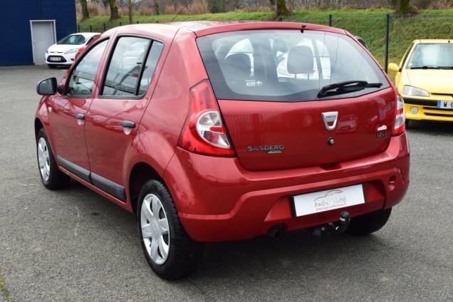 DACIA SANDERO 1.2 75 CV 5 PORTES / 1ère MAIN / CLIMATISATION / CROCHET D'ATTELAGE / 51900 KMS 3