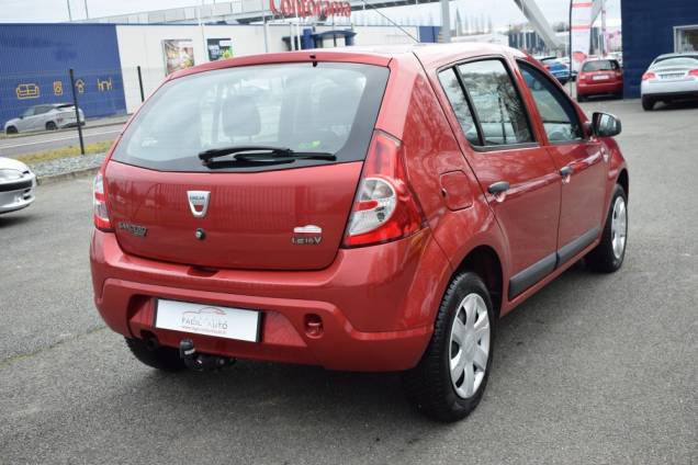 DACIA SANDERO 1.2 75 CV 5 PORTES / 1ère MAIN / CLIMATISATION / CROCHET D'ATTELAGE / 51900 KMS 4