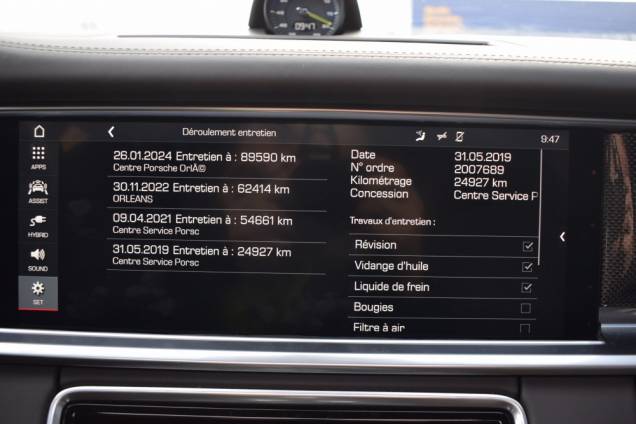 PORSCHE PANAMERA TURBO S E-HYBRID SPORT TURISMO 4.0 V8 680 CV PDK8 / PORSCHE APPROVED / ORIGINE FRANCE 39 PORSCHE PANAMERA TURBO S E-HYBRID SPORT TURISMO 4.0 V8 680 CV PDK8 / PORSCHE APPROVED / ORIGINE FRANCE 39