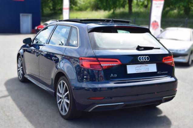 AUDI A3 SPORTBACK E-TRON DESIGN LUXE 40 TFSI HYBRIDE S-TRONIC 7 / TOIT PANORAMIQUE / ORIGINE FRANCE / BANG ET OLUFSEN 3